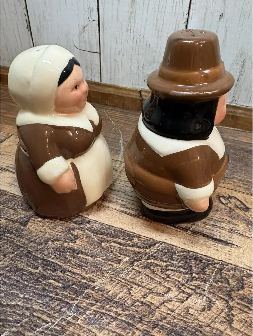 Publix The Pilgrim Pair Salt & Pepper Shakers Encore Edition Thanksgiving NEW